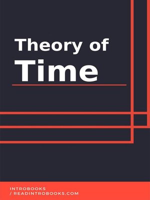 cover image of Theory of Time